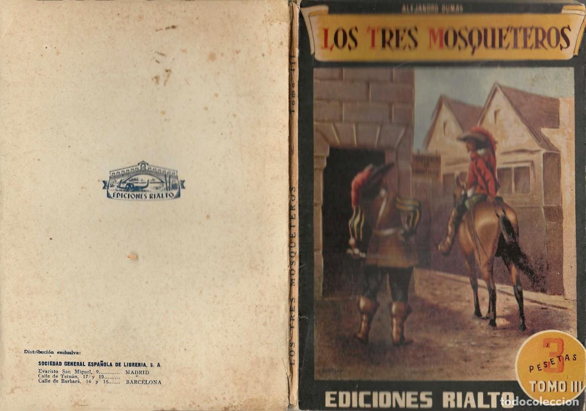 Libros de segunda mano: EDICIONES RIALTO -- LOS TRES MOSQUETEROS -- 4 LIBROS-- COMPLETA - Foto 5