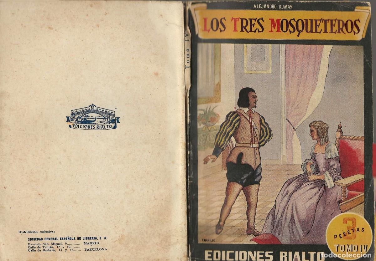 Libros de segunda mano: EDICIONES RIALTO -- LOS TRES MOSQUETEROS -- 4 LIBROS-- COMPLETA - Foto 7