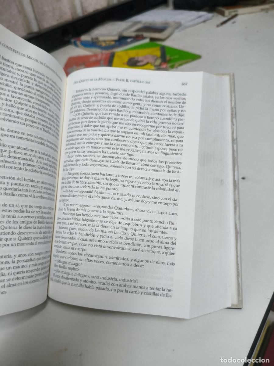Libros de segunda mano: MIGUEL DE CERVANTES OBRAS COMPLETAS I C&Aacute;TEDRA - Foto 5