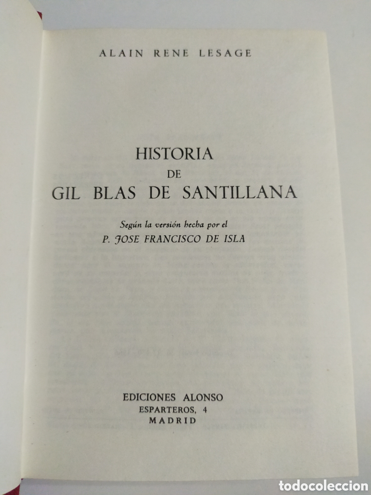 Libros de segunda mano: Gil Blas de Santillana, Alain Ren&eacute; Lesage - Foto 5
