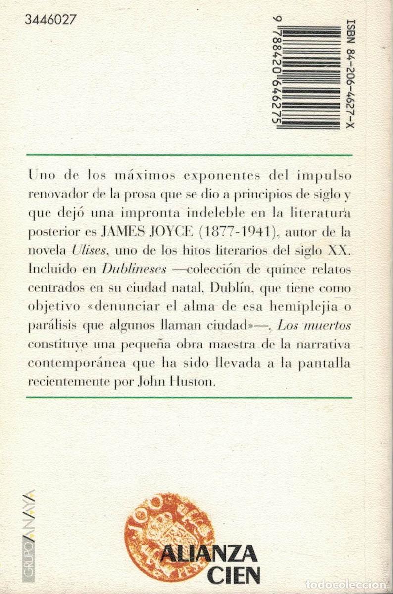 Libros de segunda mano: James Joyce, Los muertos - Foto 2