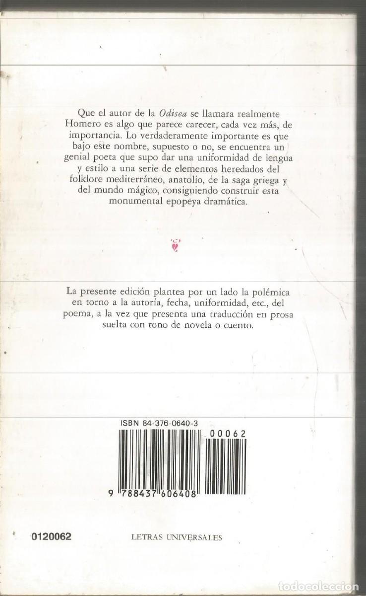 Libros de segunda mano: HOMERO. ODISEA. CATEDRA - Foto 2