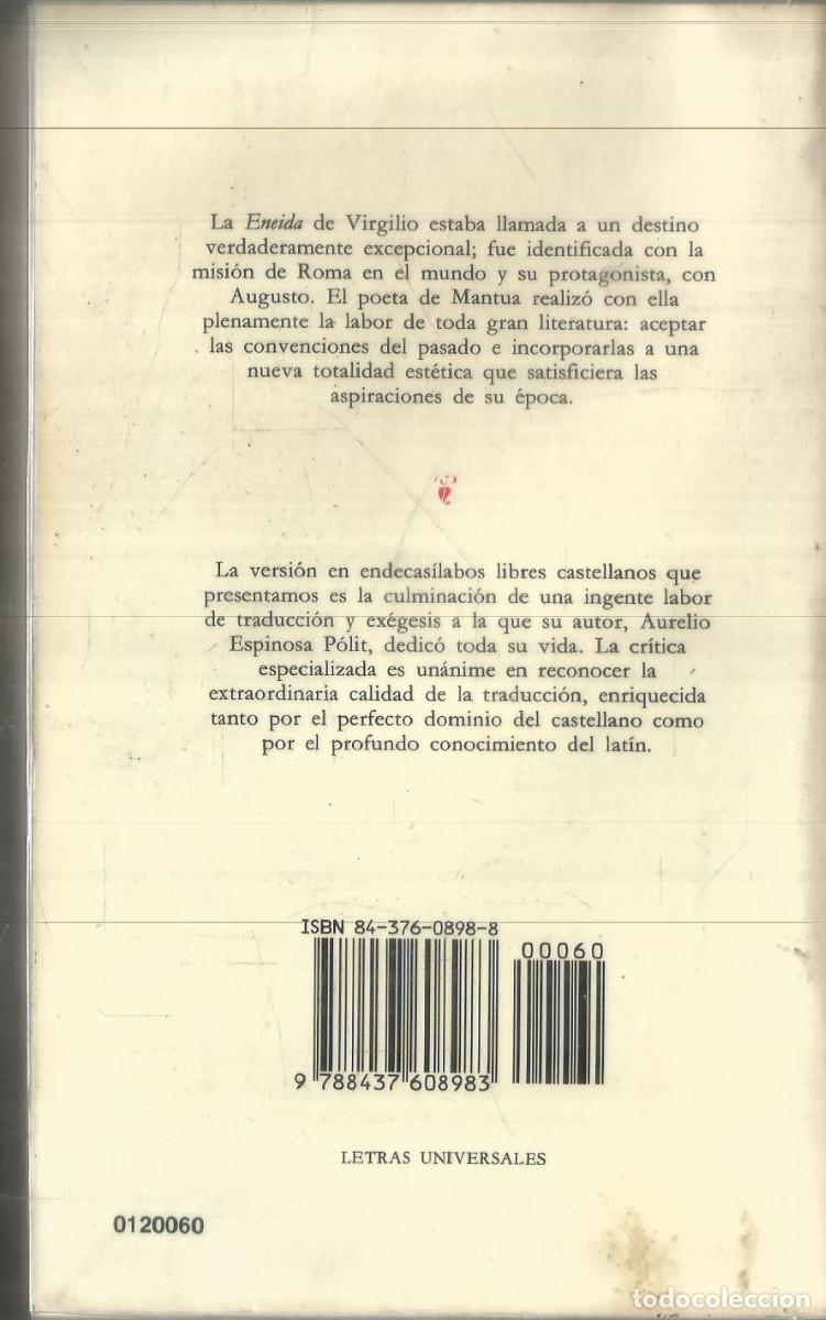 Libros de segunda mano: VIRGILIO. ENEIDA. CATEDRA - Foto 2