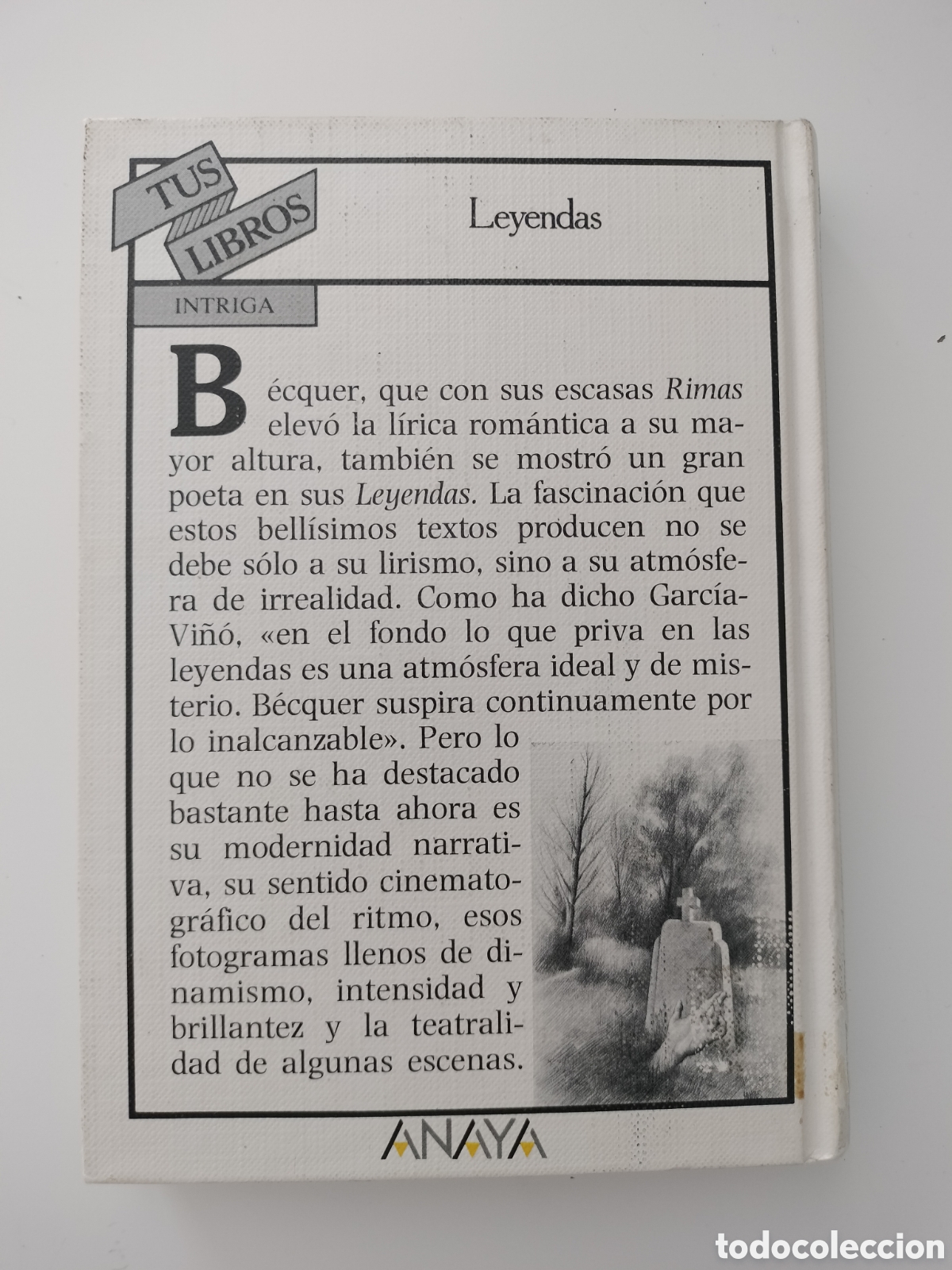 Libros de segunda mano: GUSTAVO ADOLFO B&Eacute;CQUER. LEYENDAS. ANAYA. TUS LIBROS 40 - Foto 3