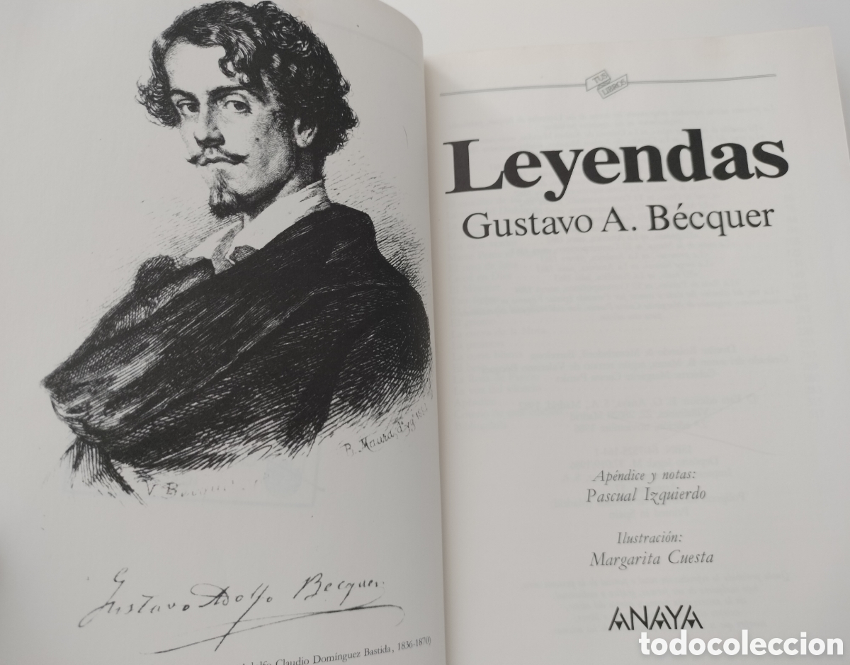 Libros de segunda mano: GUSTAVO ADOLFO B&Eacute;CQUER. LEYENDAS. ANAYA. TUS LIBROS 40 - Foto 5