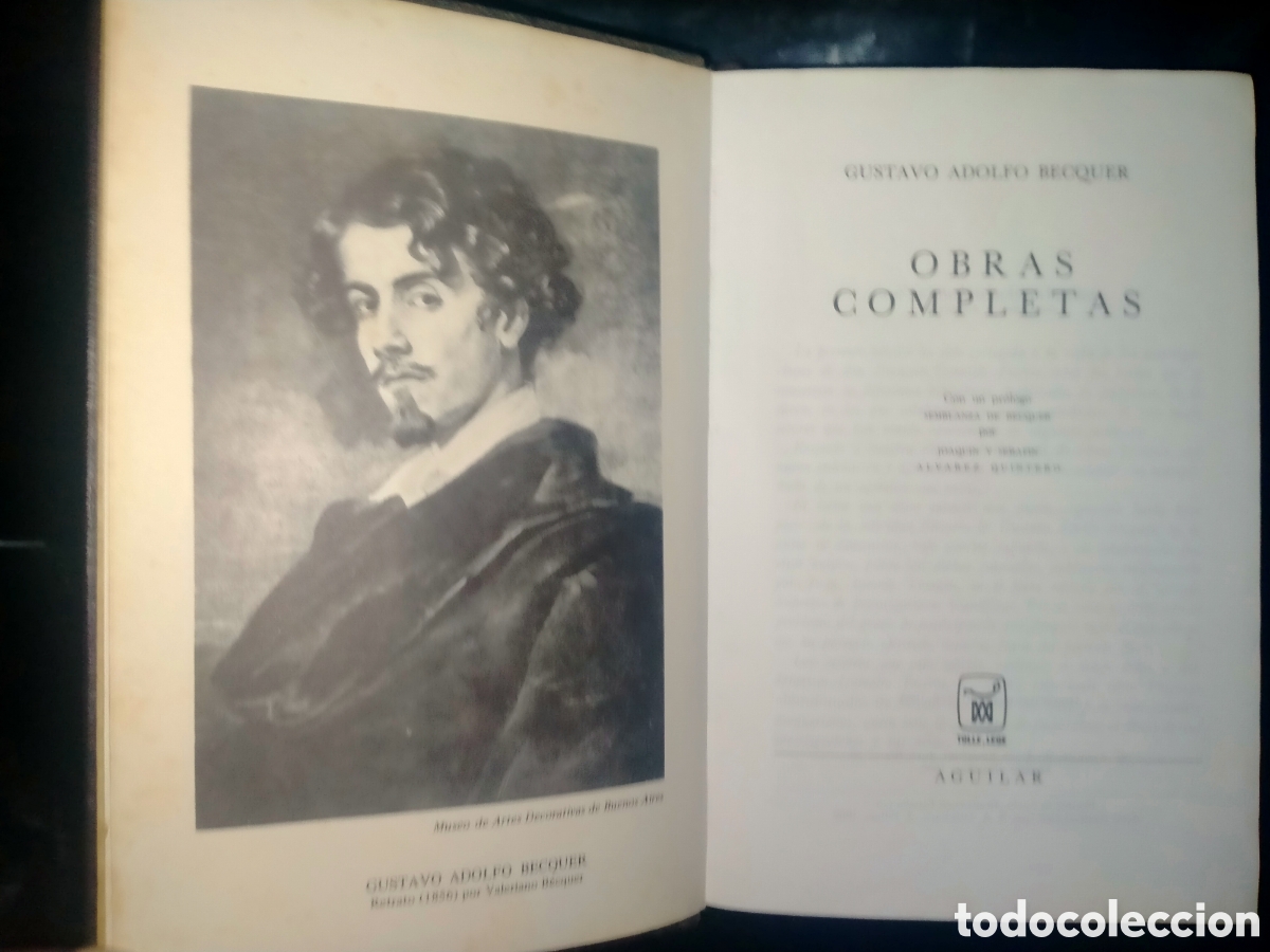 Libros de segunda mano: GUSTAVO ADOLFO B&Eacute;CQUER. OBRAS COMPLETAS .AGUILAR - Foto 2