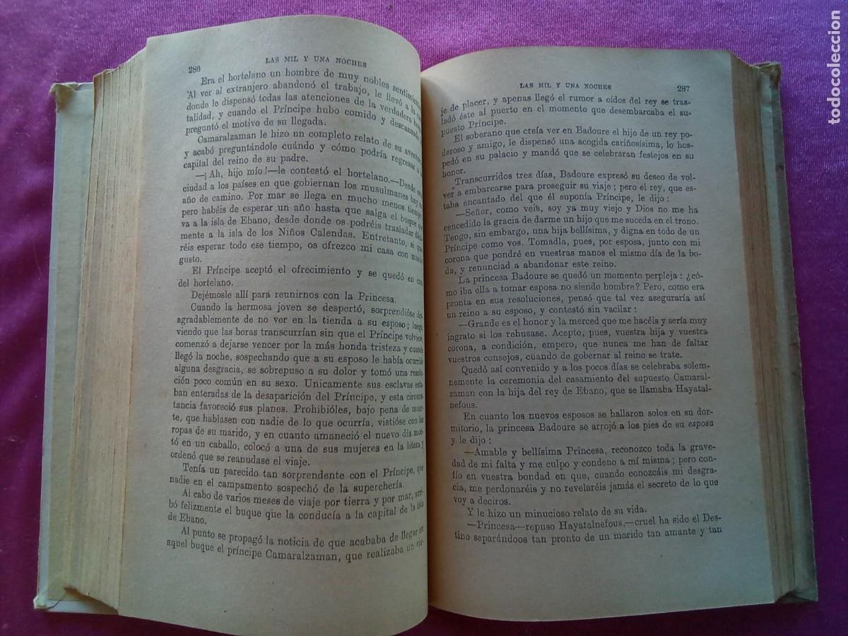 Libros de segunda mano: LAS MIL Y UNA NOCHES.A.GALLAND .EP1 2 - Foto 3