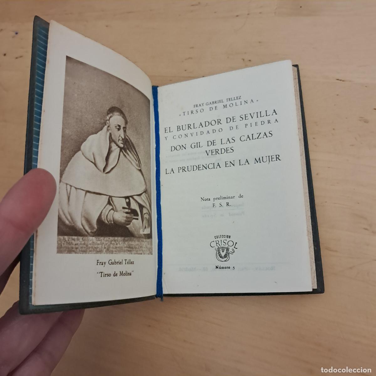Libros de segunda mano: CRISOL 5. Tirso de Molina. Aguilar 1945 - Foto 3