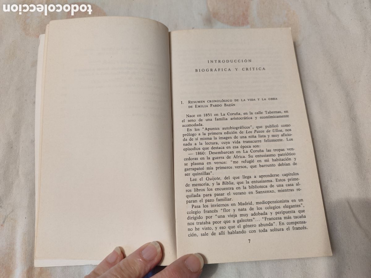 Libros de segunda mano: Los pazos de Ulloa. E Pardo Baz&aacute;n. Castalia Edic. - Foto 5