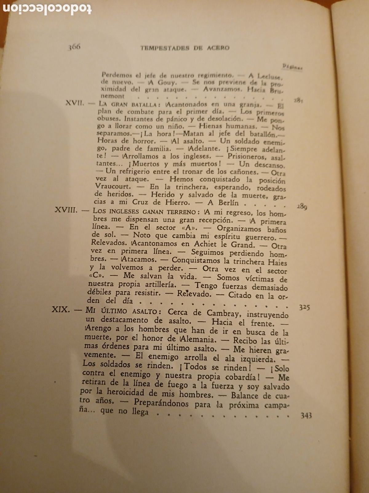 Libros de segunda mano: Tempestades de Acero. Ernst J&uuml;nger. PRIMERA EDICI&Oacute;N EN ESPA&Ntilde;A. - Foto 7