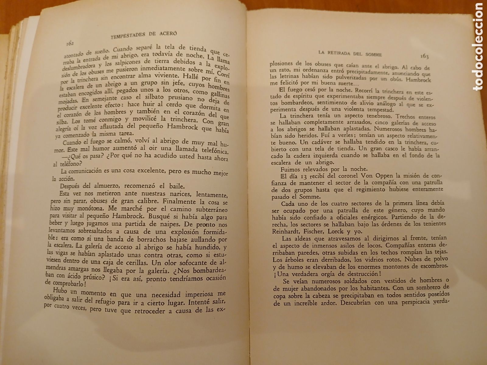 Libros de segunda mano: Tempestades de Acero. Ernst J&uuml;nger. PRIMERA EDICI&Oacute;N EN ESPA&Ntilde;A. - Foto 9