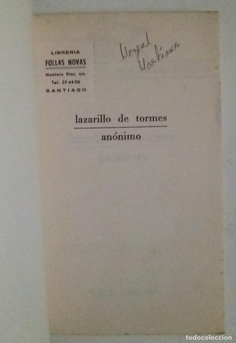 Libros de segunda mano: El lazarillo de Tormes / An&oacute;nimo. Biblioteca de Bolsillo Junior. Moby Dick - Foto 2
