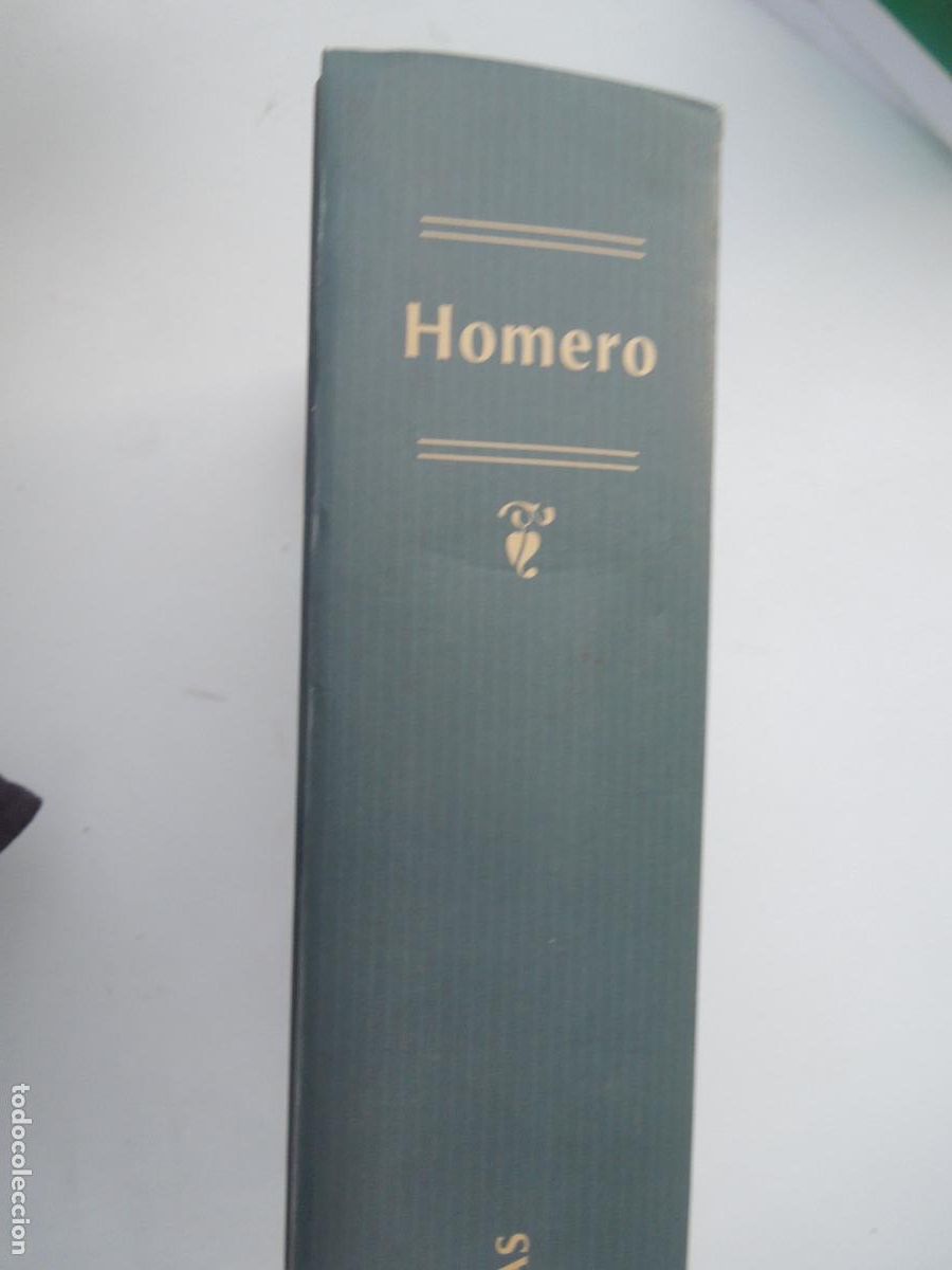Libros de segunda mano: HOMERO OBRAS SELECTAS LA ILIADA LA ODISEA - EDIMAT LIBROS 2000. - Foto 2