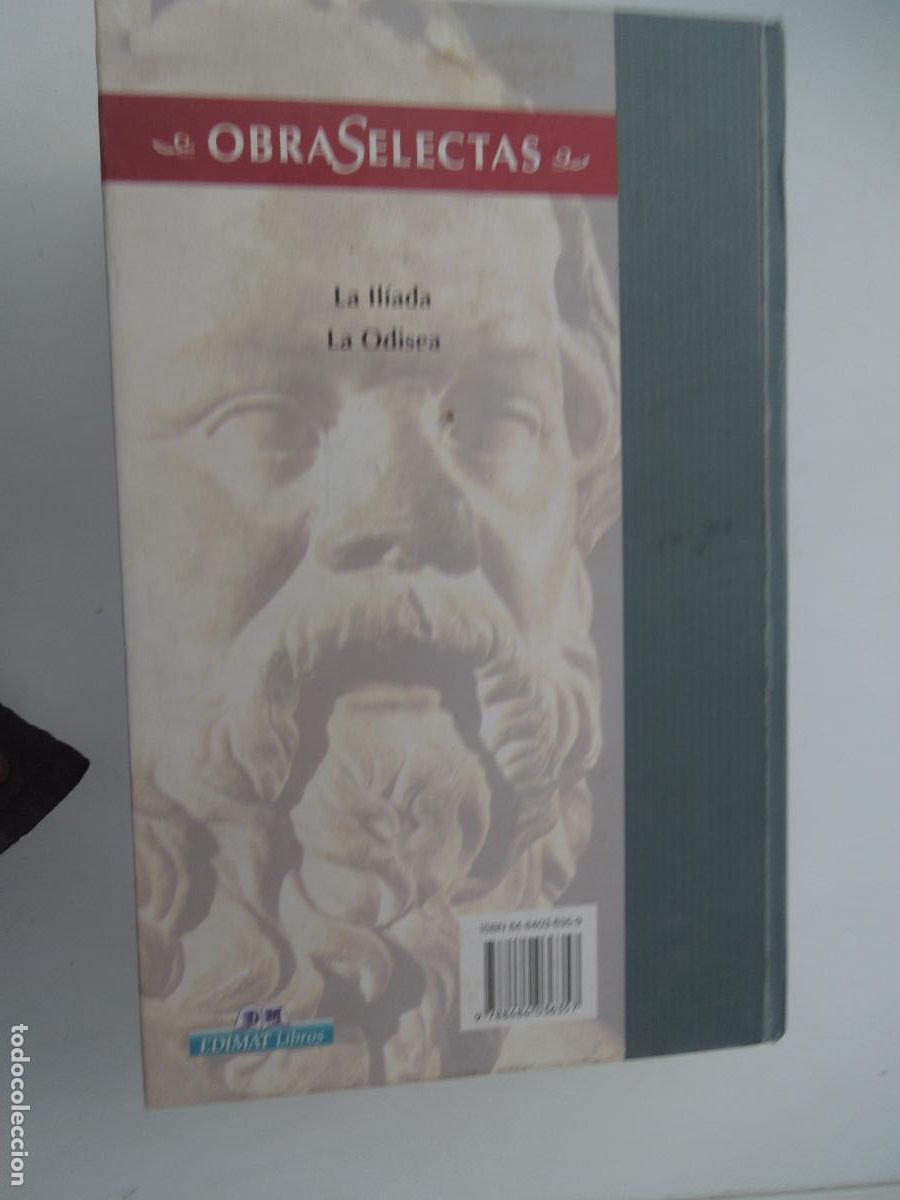 Libros de segunda mano: HOMERO OBRAS SELECTAS LA ILIADA LA ODISEA - EDIMAT LIBROS 2000. - Foto 3