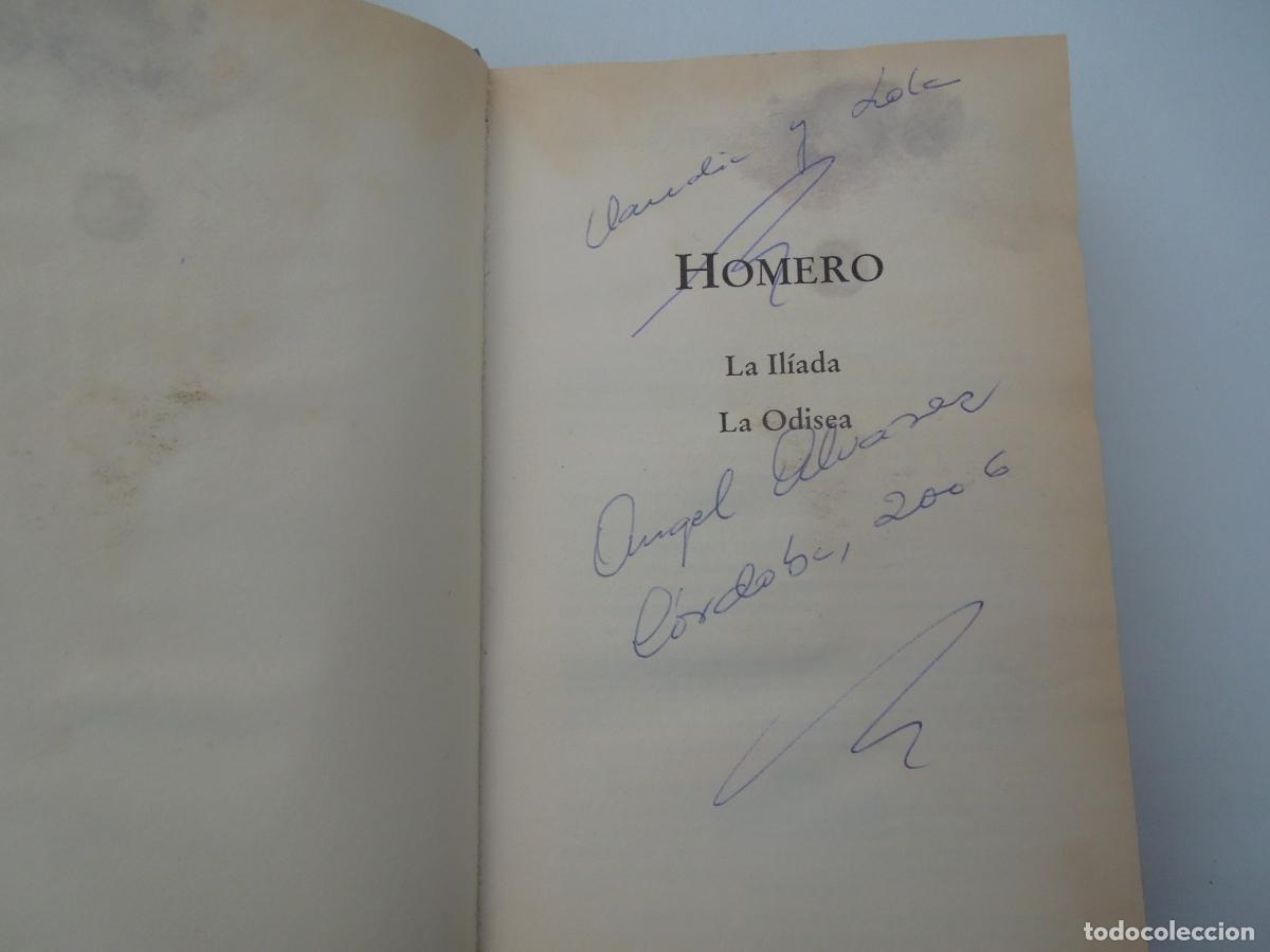 Libros de segunda mano: HOMERO OBRAS SELECTAS LA ILIADA LA ODISEA - EDIMAT LIBROS 2000. - Foto 4