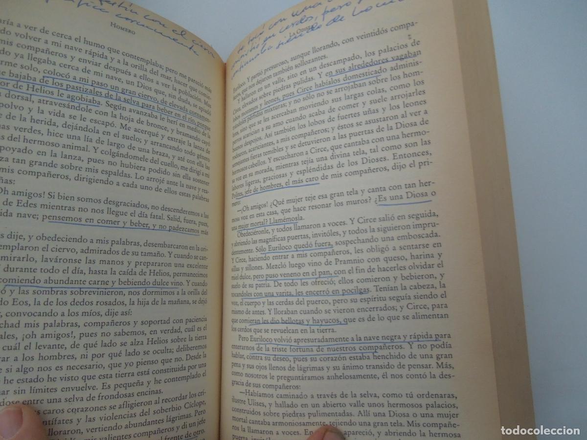 Libros de segunda mano: HOMERO OBRAS SELECTAS LA ILIADA LA ODISEA - EDIMAT LIBROS 2000. - Foto 9