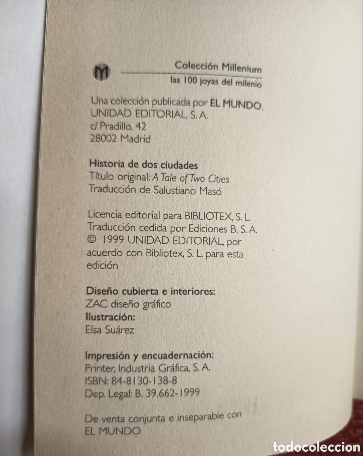 Libros de segunda mano: Historia de dos Ciudades / Charles Dickens - Foto 6
