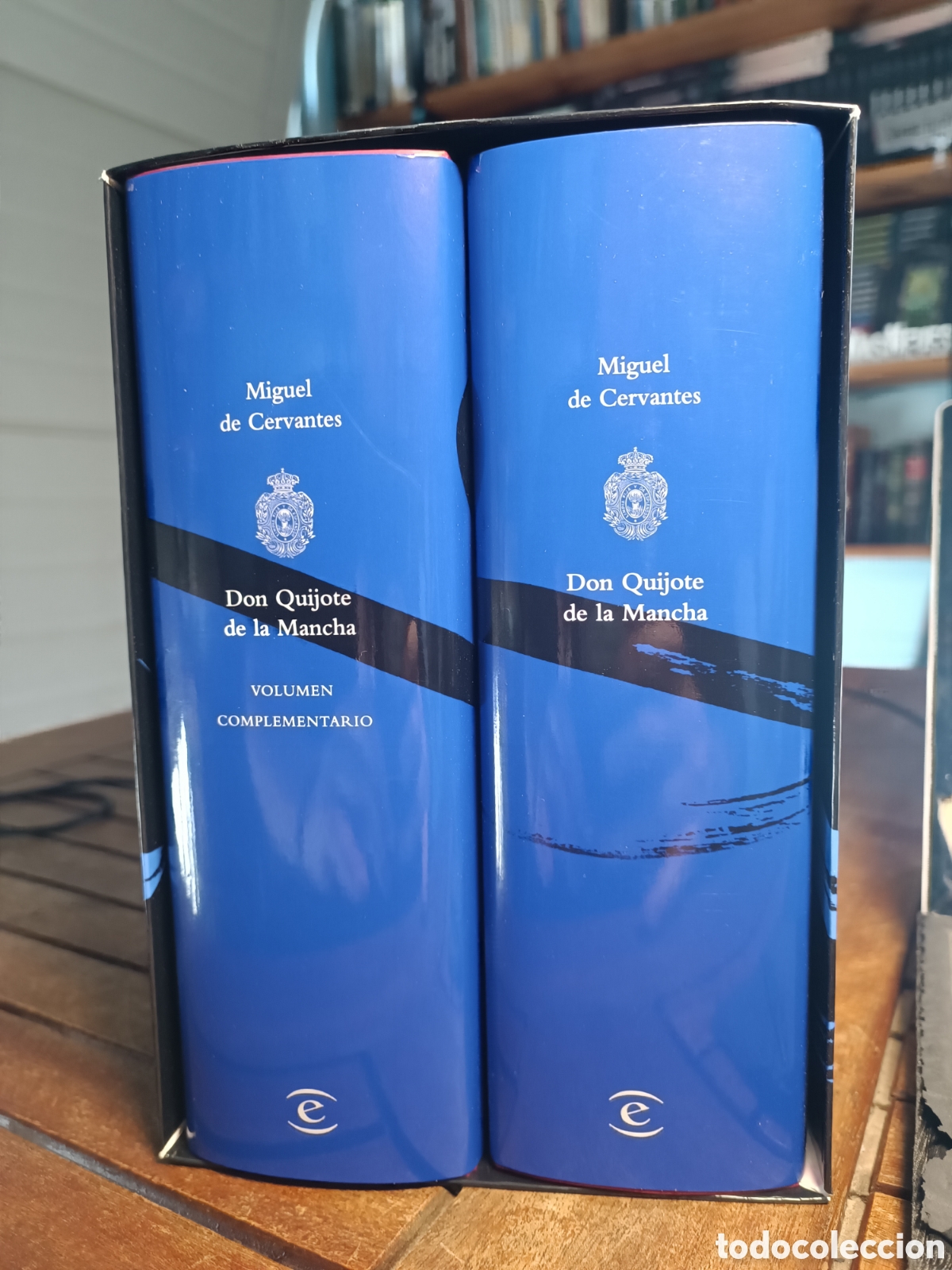 Libros de segunda mano: Don Quijote de la Mancha Miguel de Cervantes Espasa RAE francisco Rico 2 vol estuche 2015