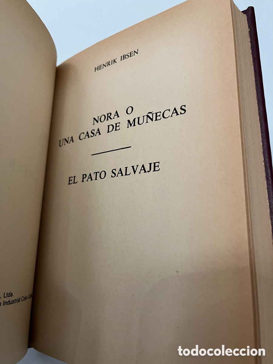 Libros de segunda mano: Libro Henrik Ibsen - Casa de mu&ntilde;ecas - Pato salvaje - Foto 6