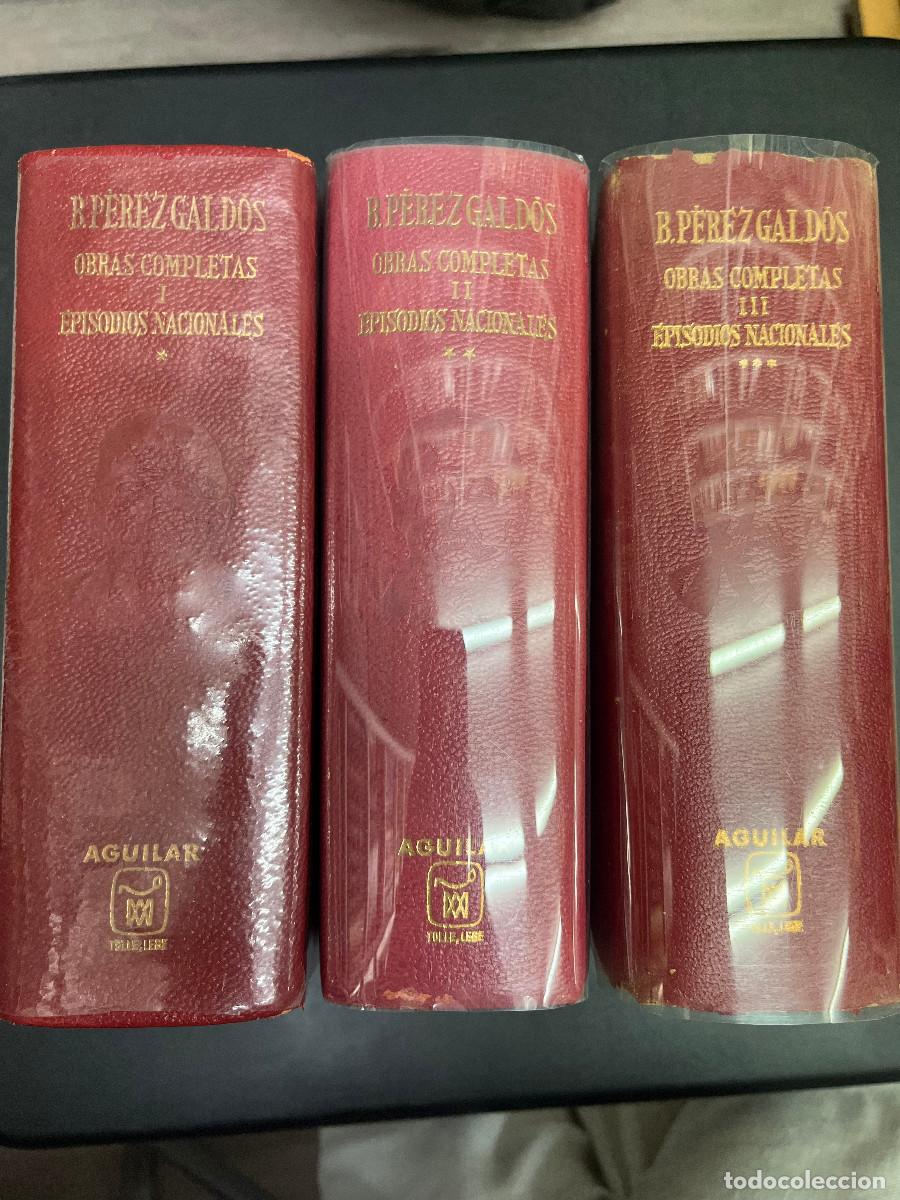 Libros de segunda mano: Obras completas I, II y III. Episodios Nacionales - Foto 1