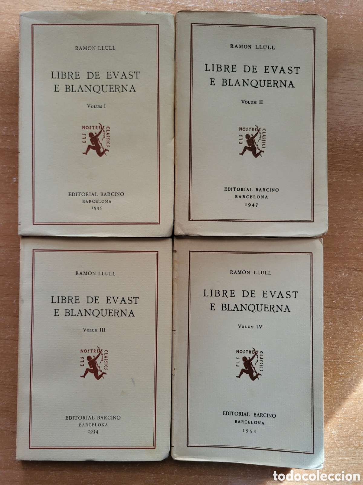 Libros de segunda mano: Llibre dEvast e Blanquerna - Ramin Llull -ENC 4 volums (1981). Com nous - Foto 1