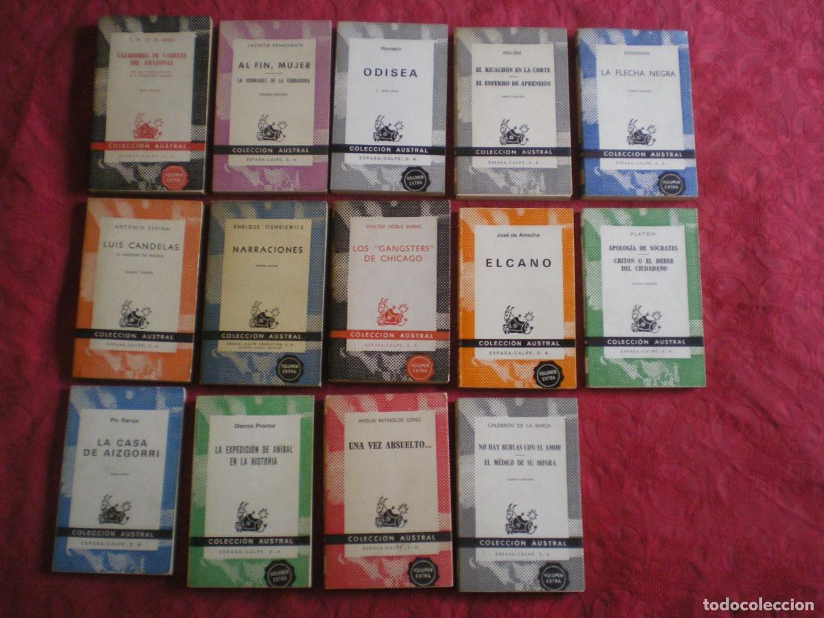 Libros de segunda mano: COLECCI&Oacute;N AUSTRAL. ESPASA CALPE. LOTE DE 14 TOMOS. - Foto 1
