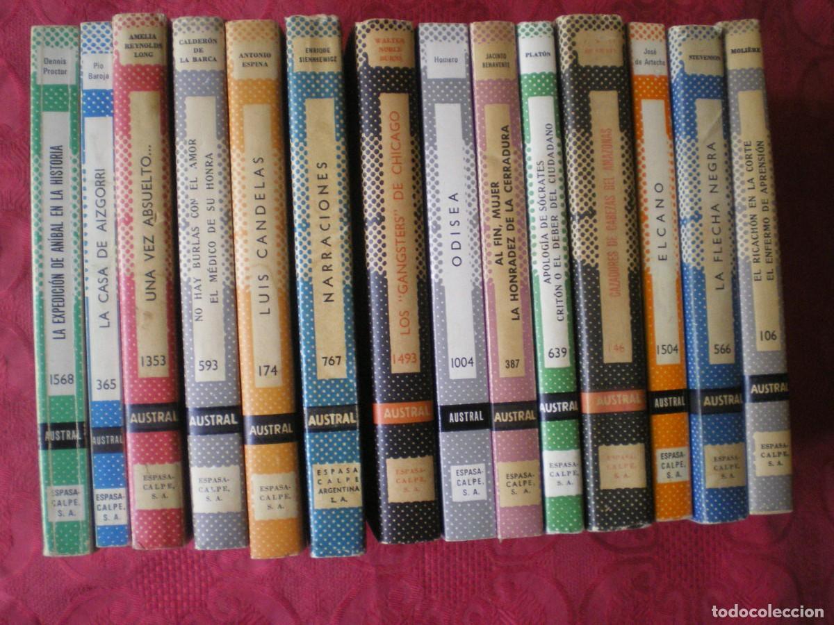 Libros de segunda mano: COLECCI&Oacute;N AUSTRAL. ESPASA CALPE. LOTE DE 14 TOMOS. - Foto 11