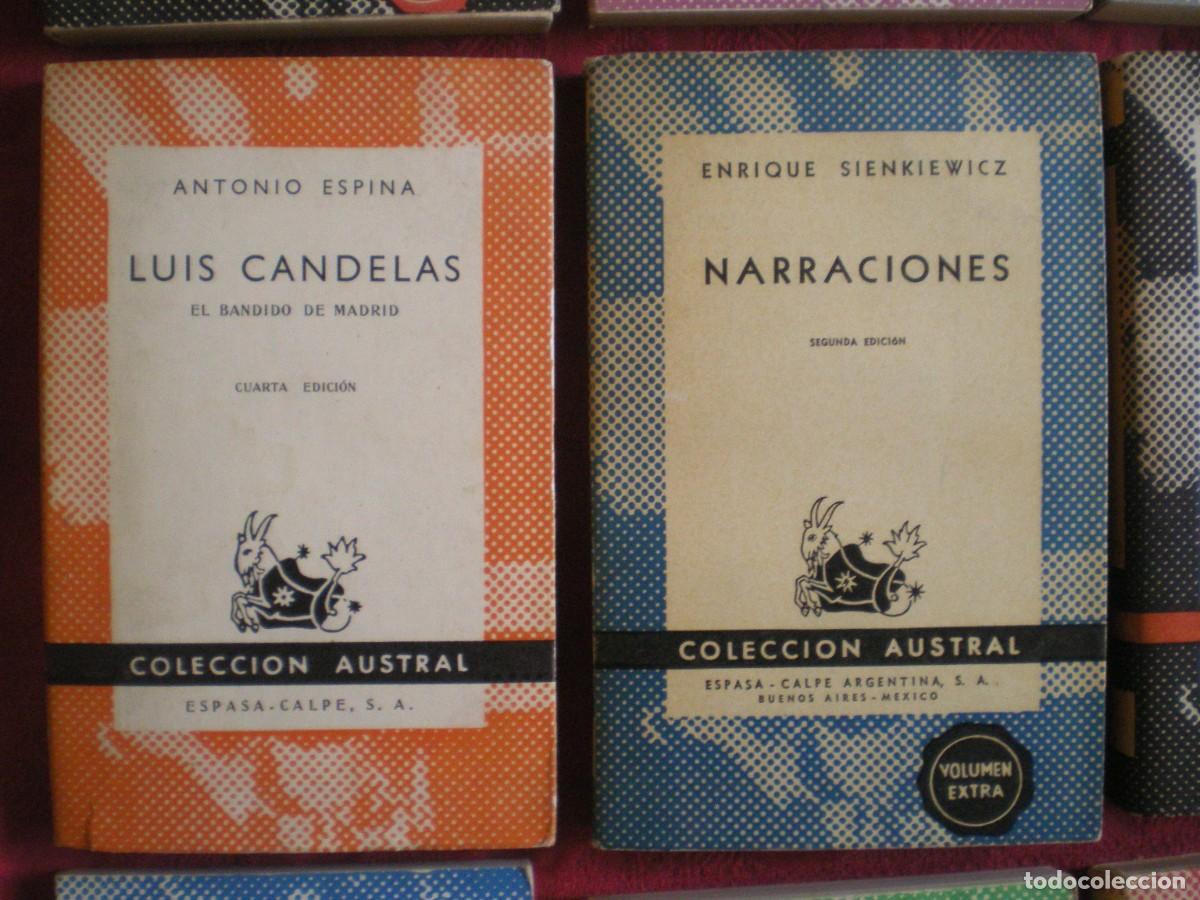 Libros de segunda mano: COLECCI&Oacute;N AUSTRAL. ESPASA CALPE. LOTE DE 14 TOMOS. - Foto 6