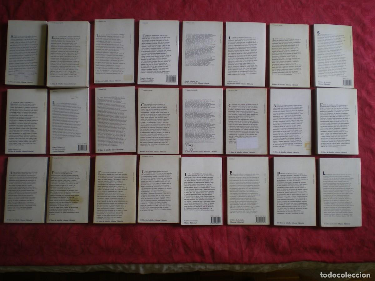 Libros de segunda mano: ALIANZA EDITORIAL. LOTE DE 24 TOMOS. - Foto 3