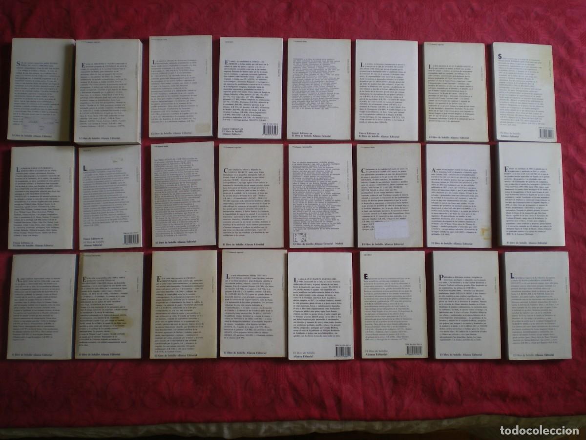 Libros de segunda mano: ALIANZA EDITORIAL. LOTE DE 24 TOMOS. - Foto 17