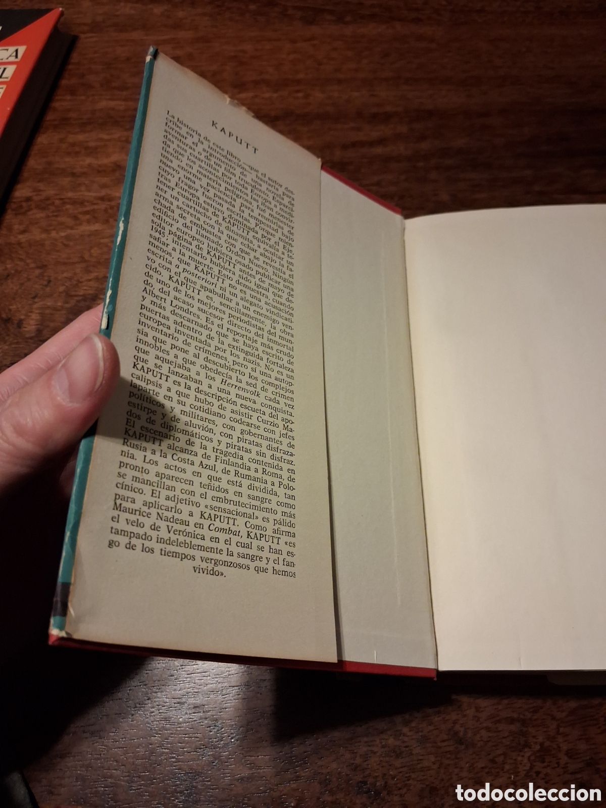 Libros de segunda mano: Kaputt, Curzio Malaparte (primera edici&oacute;n en espa&ntilde;ol) - Foto 2