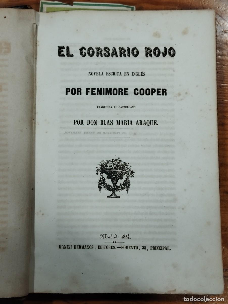 Libros de segunda mano: NOVELA EL CORSARIO ROJO. - Foto 1