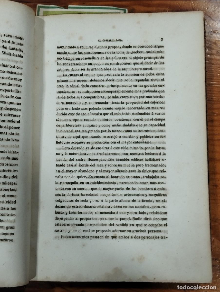 Libros de segunda mano: NOVELA EL CORSARIO ROJO. - Foto 4