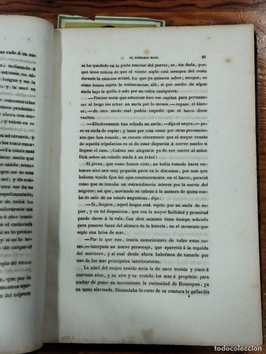 Libros de segunda mano: NOVELA EL CORSARIO ROJO. - Foto 5