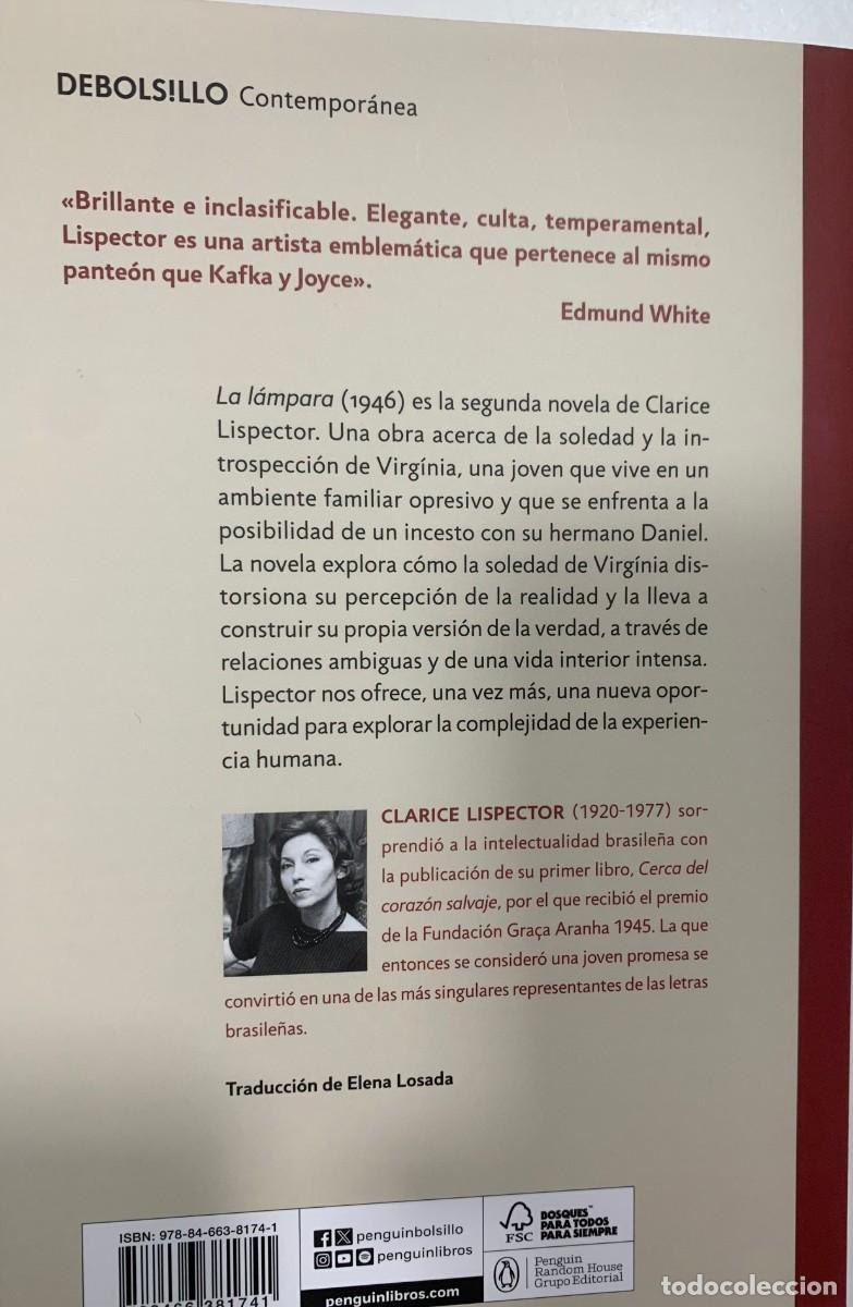 Libros de segunda mano: LA L&Aacute;MPARA, CLARICE LISPECTOR, DEBOLS!LLO EDITORIAL - Foto 2