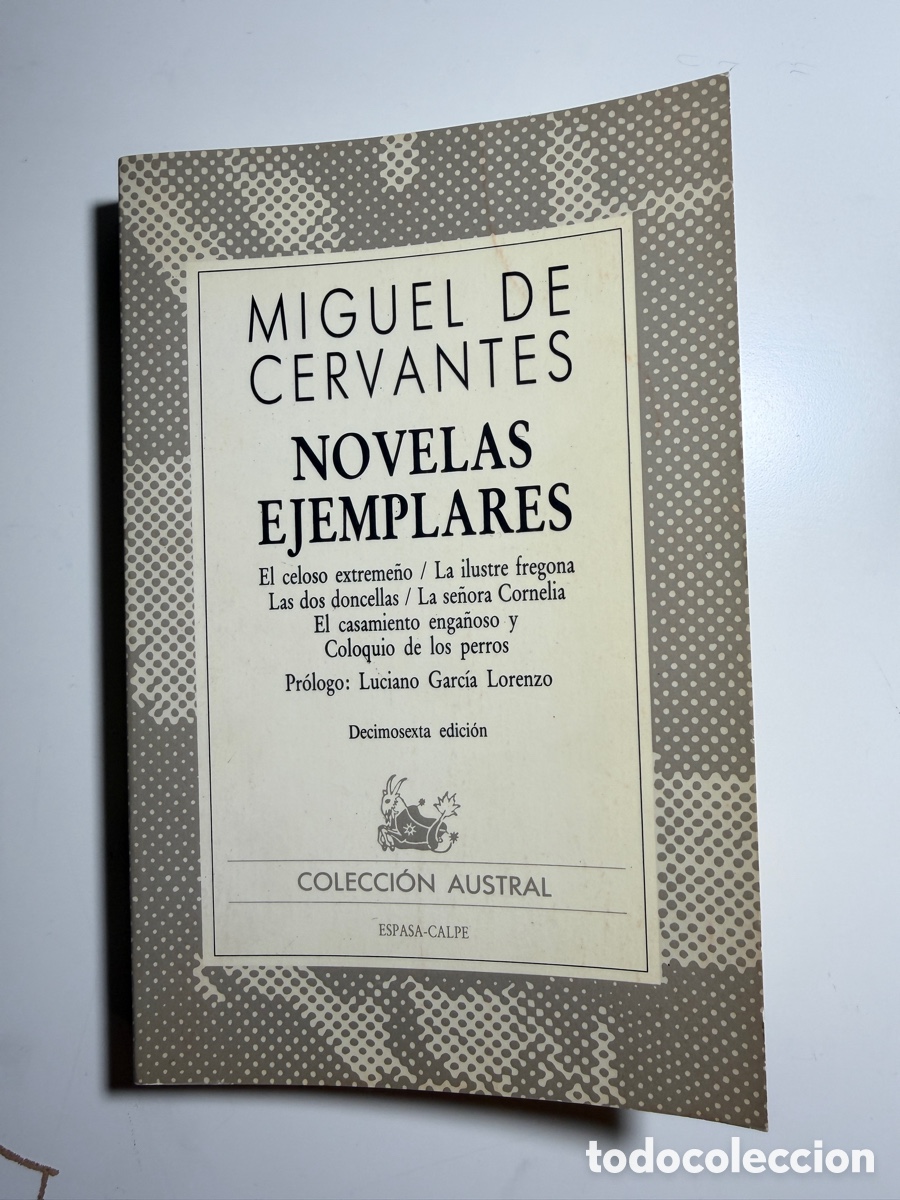 Libros de segunda mano: Novelas Ejemplares &ndash; Miguel de Cervantes (Colecci&oacute;n Austral) - Foto 1