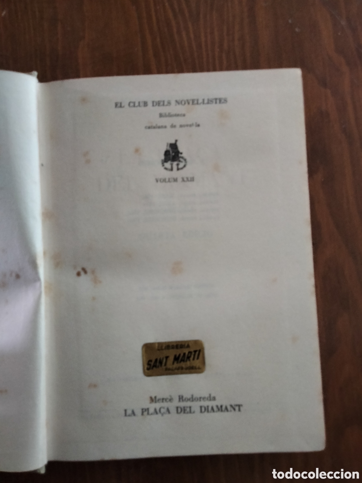 Libros de segunda mano: La pla&ccedil;a del diamant de Merc&egrave; Rodoreda 1966 - Foto 3