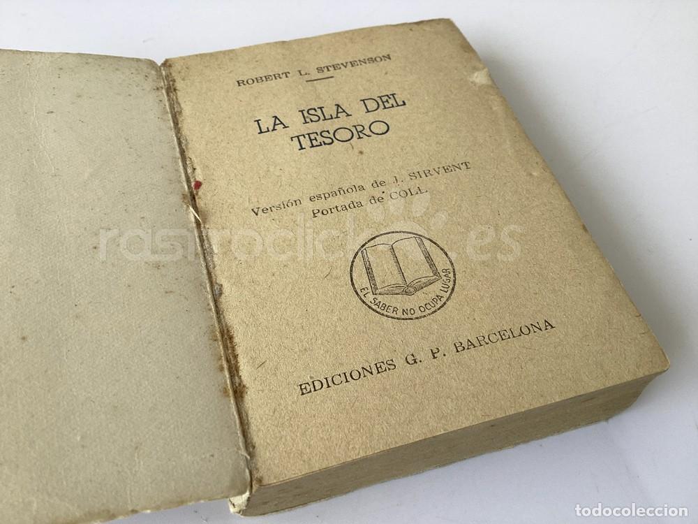 Libros de segunda mano: Mini libro La isla del Tesoro - Enciclopedia Pulga &ndash; Ediciones G.P - Foto 5