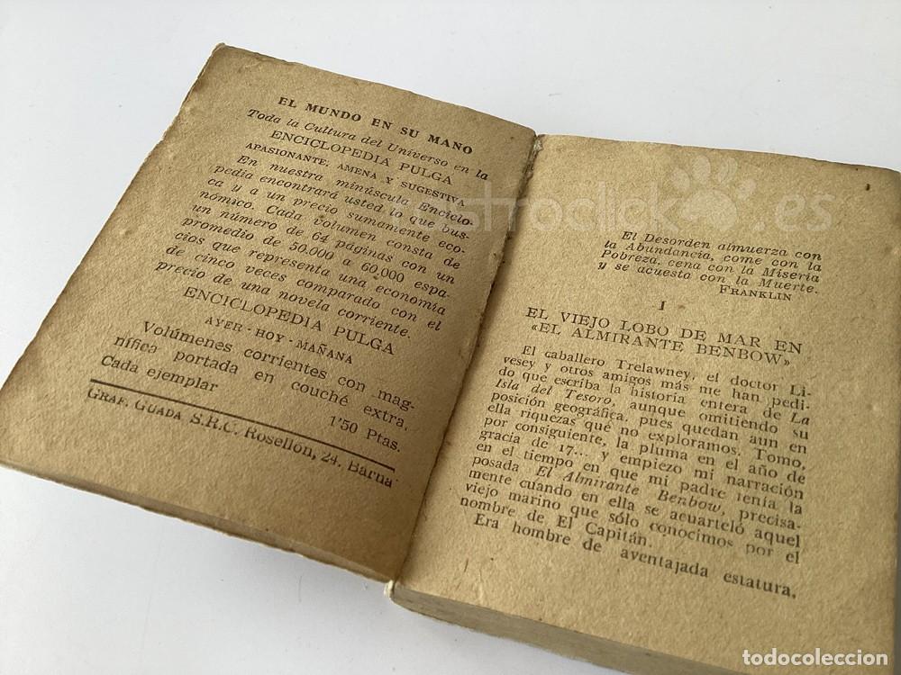 Libros de segunda mano: Mini libro La isla del Tesoro - Enciclopedia Pulga &ndash; Ediciones G.P - Foto 6