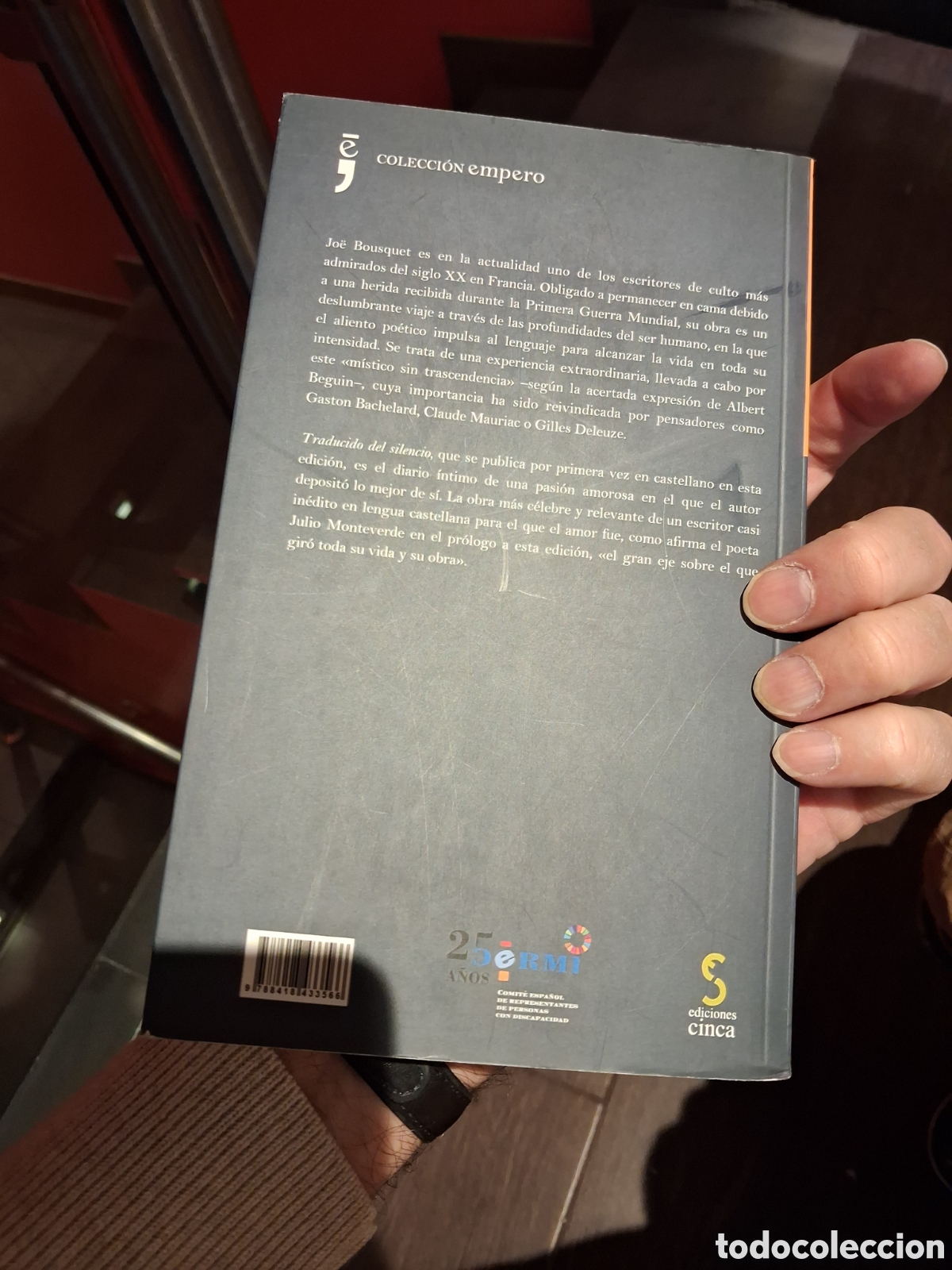 Libros de segunda mano: Traducido del silencio, Jo&euml; Bousquet - Foto 2