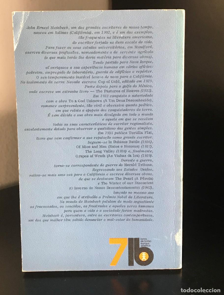Libros de segunda mano: A Um Deus Desconhecido de John Steinbeck - Foto 2