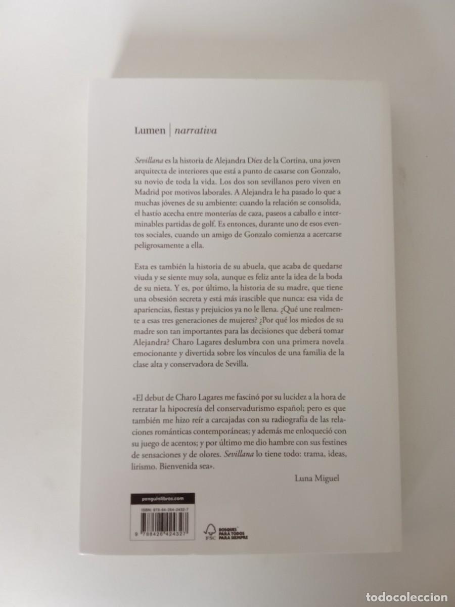 Libros de segunda mano: Charo Lagares. Sevillana. Dedicatoria de la autora - Foto 3