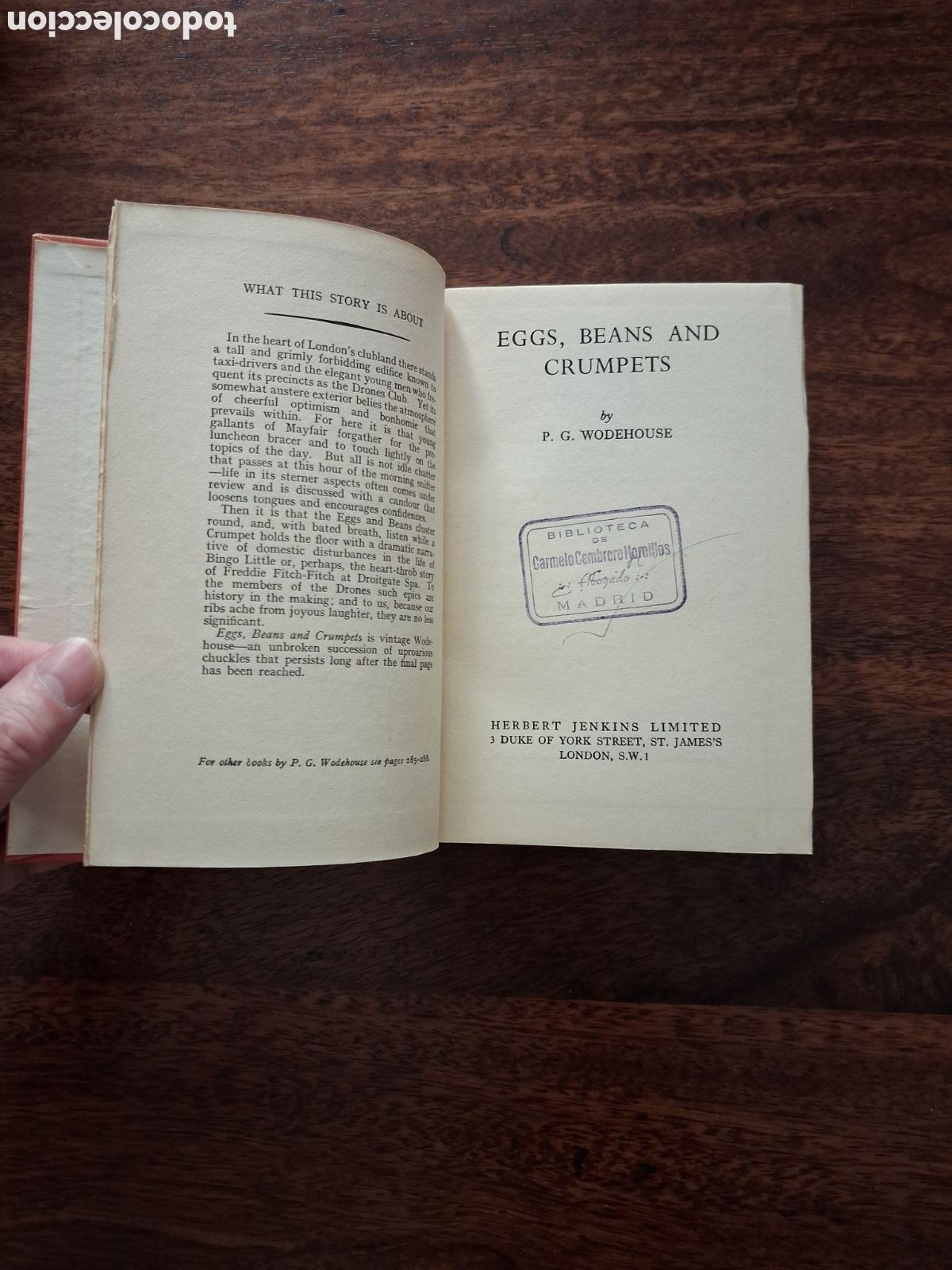 Libros de segunda mano: Eggs, Beans and Crumpets , P.G. Wodehouse - Foto 5