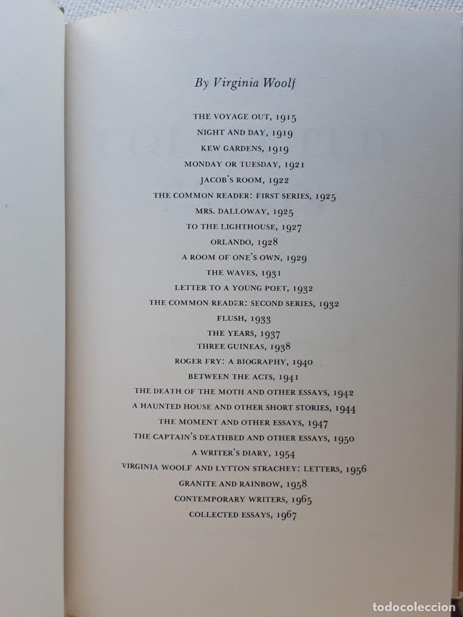 Libros de segunda mano: VIRGINIA WOLF. COLLECTED ESSAYS. ENSAYOS COMPLETOS. DOS TOMOS. - Foto 7