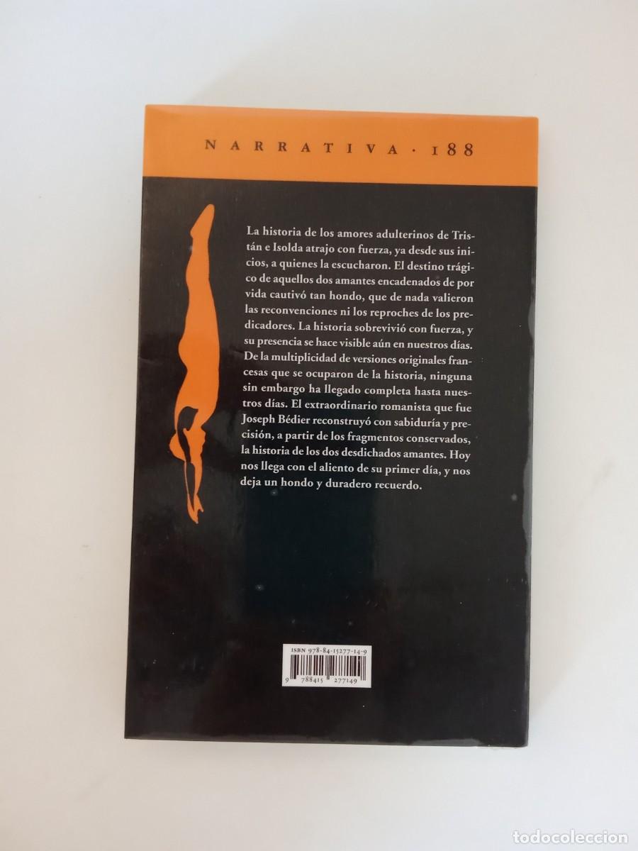 Libros de segunda mano: Joseph B&eacute;dier. La historia de Trist&aacute;n e Isolda - Foto 3