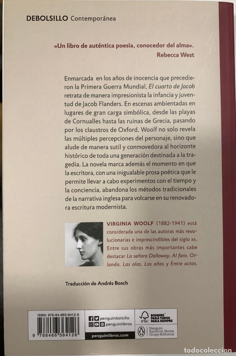 Libros de segunda mano: EL CUARTO DE JACOB, VIRGINIA WOOLF, DEBOLS!LLO EDITORIAL - Foto 2