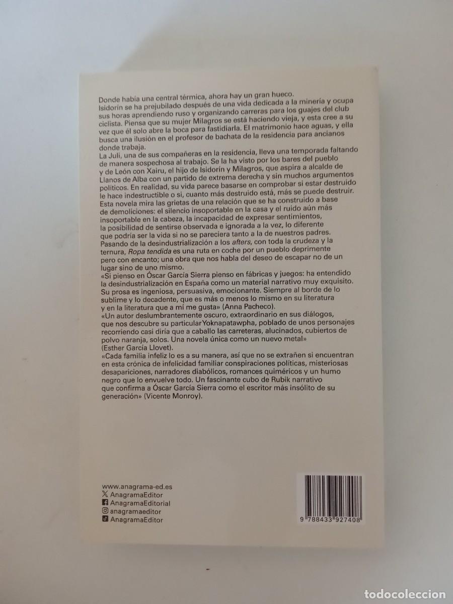 Libros de segunda mano: &Oacute;scar Garc&iacute;a Sierra. Ropa tendida - Foto 3