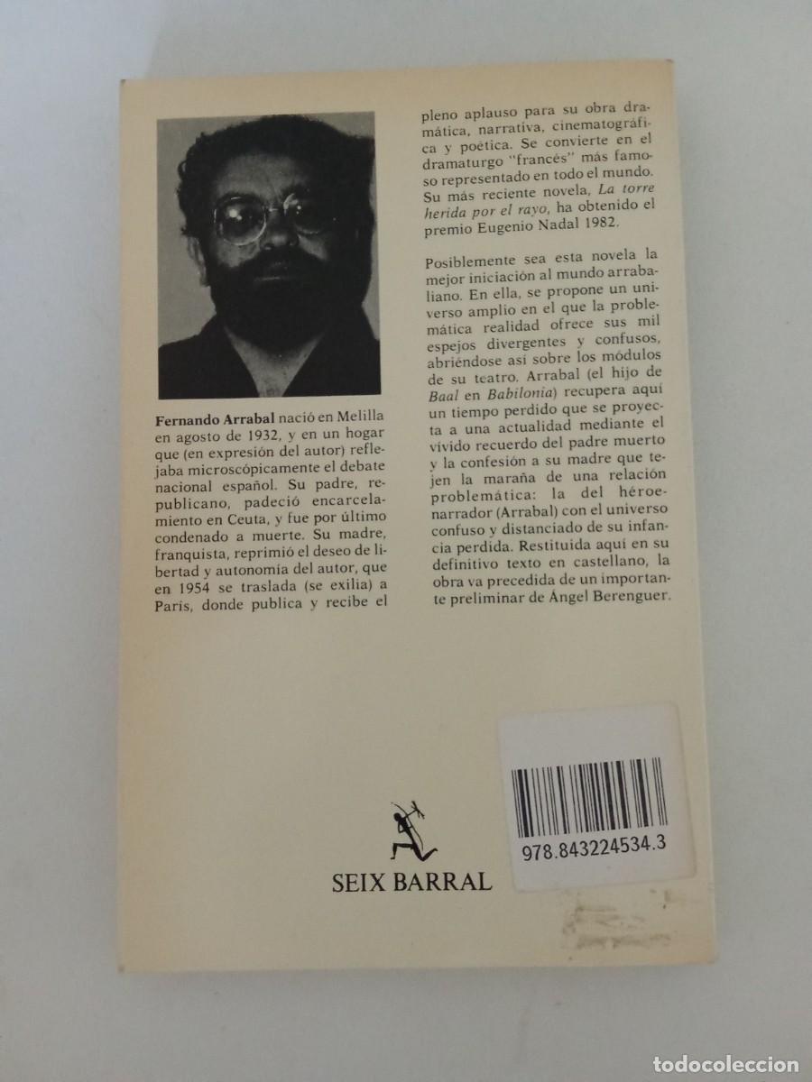 Libros de segunda mano: Fernando Arrabal. Baal Babilonia - Foto 3