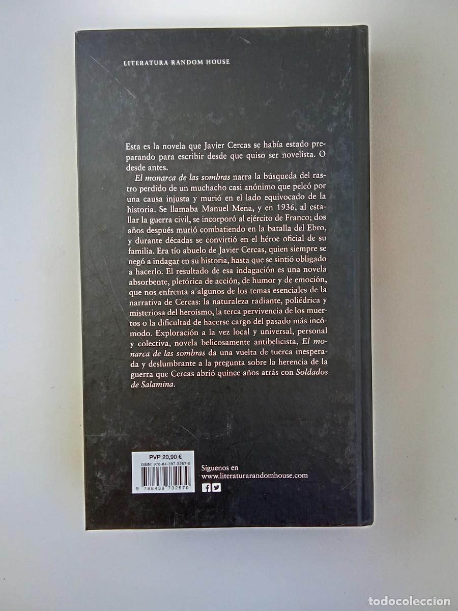 Libros de segunda mano: Javier Cercas. El monarca de las sombras - Foto 3