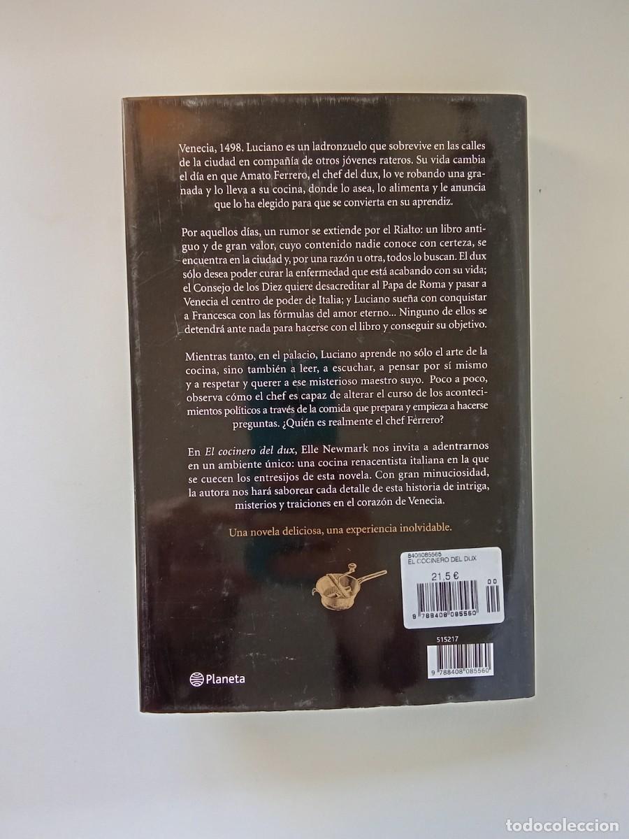 Libros de segunda mano: Elle Newmark. El cocinero del Dux - Foto 3